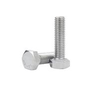 10pc M3 M4 M5 M6 M8 A2 304 Stainless Steel Metric Threaded External Hex Hexagon Head Cap Screw Bolt Thread Dia 3/4/5/6mm(14mm,M3)