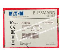 10PC New eaton BUSSMANN C14G6 Cylindrical Fuse 6A 690V Free ship