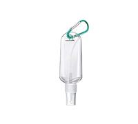 10Pc Portable Travel Bottles Transparent Empty Spray Perfume With Carabiner Keychain Suitable for Travel Portable Refillable (Color : Transparent 50ml)