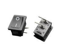 10pc power switch PS8A side elbow 2 pin 2 gear key High current 6A/12A 250V warping button 21 * 15mm Controls Switches