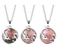 10pc Quartz Tiger Eye Gem Stone dolphin Pendants Prism Magic -Sodalite