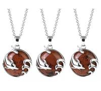 10pc Quartz Tiger Eye Gem Stone dolphin Pendants Prism Magic -Sodalite