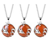 10pc Quartz Tiger Eye Gem Stone dolphin Pendants Prism Magic -Sodalite