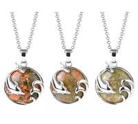 10pc Quartz Tiger Eye Gem Stone dolphin Pendants Prism Magic -Sodalite
