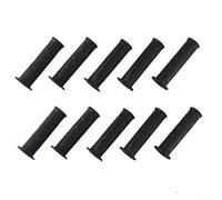 10PC Replacement Handle Covers for Agricultural Machinery Comfortable PVC Rubber for Easy Handling and Control (124X 24 mm)
