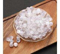10PC Retro Pearl Buttons Mushroom Imitation Jade Bead Buttons for DIY Cheongsam Clothing Dress Garment Sewing Crafts Accessories-Pearlescent white-10mm 10pcs