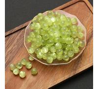 10PC Retro Pearl Buttons Mushroom Imitation Jade Bead Buttons for DIY Cheongsam Clothing Dress Garment Sewing Crafts Accessories-Light green-10mm 10pcs