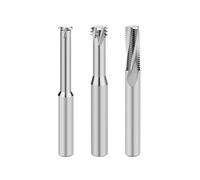 10pc Single/Three/Full Carbide Thread Milling Cutter Single Tooth Three Tooth Full Thread Cnc Machining Center Aluminum Milling Cutter(10pcs Full Uncoated,M20x2.5)