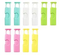 10pc Squeeze Bread Bag Clips Reusable Fresh Food Seal Plastic Clip Snack Spring Home Kitchen Storage for Kitchen