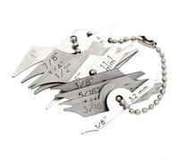 10PC Stainless Steel Fillet Welding Gauge Set for Welding Professionals and Enthusiasts with Compact Storage Solution