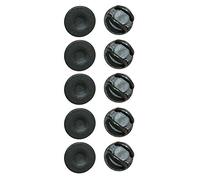 10PC Subtle Glasses Buttons for Face Masks, Anti-Slip Mask Holder for Eyeglass, Anti-Slip Eyeglass Ear Protectors on Glasses Retainer to Relieves The Pain Caused by Wearing a Mask (10PC, Black)