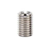 10PC Thread Adapters Sleeve Reducing Nut Self Tapping Thread Inserts 304 Stainless Steel Internal And External Thread Conversion Nuts Straight Thread Sleeve Casing M2 M3 M4 M5 M6 M8(Slotted,M6*M8*L10)