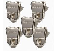 10pc Zipper Hooks Picture Hanging Hooks Moulding Hooks for Perlon Cords Steel Cables Wires Zipper for Traditional Dado Rail Hooks Art Work Frame Cable Wire.