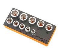 10PCE BOLT NUT EXTRACTOR SOCKET SET 3/8"DR