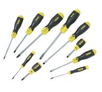 10PCE C/GRIP S/DRIVER SET POZI/FLAR - 2-65-014