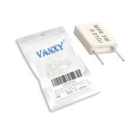 10PCS 0.01R 0.01 Ohm 5W BPR56 Non-Inductive Resistor Cement Ceramic Resistor 5% Vertical 10mm Lead Space