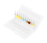 10Pcs 0.1-1.0mm Tungsten Carbide Micro Drill Bits