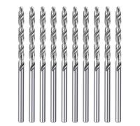 10pcs 0.3-4.0mm Optional size HSS Twist Drill Bits High Speed Steel Mini Drill Bit Set Micro Straight Shank Hand Tools for Electric Drill,10pcs 3.4mm