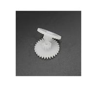 10Pcs 0.5 Modulus Plastic Double Gear Reduction Bilayer Spur Hole 2.05MM 1.95MM 2MM 30T 32T 34T 36T 38T 40T 44T 46T 48T 50T(30102B 10Pcs)