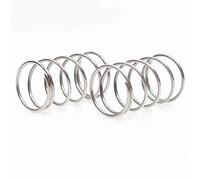 10pcs 0.6mm Wire Dia. Compression Pressure Springs Stainless Steel OD 4mm-12mm (NO.2641)(0.6 * 5 * 10 mm)