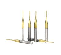 10pcs 0.8-3.175mm Carbide End Mill Engraving Milling Cutter CNC Router Bits Titanium Coated Carbide Milling Cutter Engraving Edge Cutter CNC Router Bits(10pcs 3.0mm)