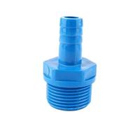 10pcs 1/2"-8/10/12/16mm 3/4"-12/16mm PVC Pagoda Male Thread Hose Connector Garden Irrigation Water Pipe Soft Hose Joint Adapter(1I2-10mm)