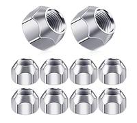 10pcs 1/2" x20 Inch 509 Tire Lugs Open End Acorn Nut for Trailers