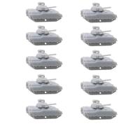 10PCS 1/2000-1/350 Scale Micro Mini M2 Infantry Fighting Vehicle Military Model Resin Model IFV Tank Model For Scene Assembly Mould(1/700(9mm))