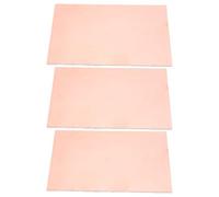 10pcs 1.5mm Brass Coated Laminates Double Side Brass Clads Sheets Designs for Circuit Board & Enthusiasts Clads Laminate