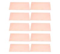 10pcs 1.5mm Brass Coated Laminates Double Side Brass Clads Sheets Designs for Circuit Board & Enthusiasts Electrical Engineering Tool