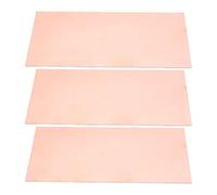 10pcs 1.5mm Double Side Brass Clads Panel Electronic Project Board Upgrades for Electrical Engineering & Model Making Brass Laminate Sheet