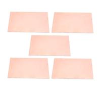 10pcs 1.5mm Double Side Brass Clads Panel Electronic Project Board Upgrades for Electrical Engineering & Model Making Brass Laminate Sheet