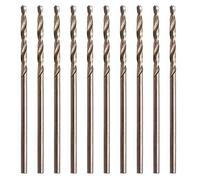 10pcs 1.5mm M35 Round Shank Hss Cobalt Twist Drill Spiral Drill Bit Useful