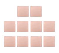 10pcs 1.5mm Single Sided Brass Clads Board Multiple Size Clads Board for Electronic Projects & Prototype Development Fiberglass Brass Plate