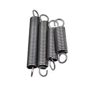 10pcs 1.5x11x95mm Single-coil Pull-loop Extension Springs, CS 1.5mm, OD 11 mm, Length 95mm