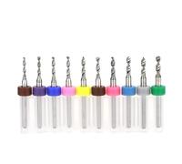 10Pcs 1.6-2.5mm Mini PCB Drill Bit Carbide Bits for CNC Metal Drilling Tools Tungsten Steel Drills Set(PCB 2.3mm 10pcs)