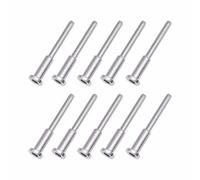 10PCS 1/8" Invisible Cable Railing Kit, 316 Stainless Steel Invisible Receiver and Swage Stud End and Swage Stud End Swage Tensioner for Wood Metal Post Decking Balustrade Stair Fence