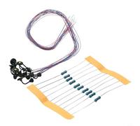 10pcs 1 87 HO Scale Model Railway LED Hanging Wall Lamps with Goose Neck for Outdoor Scenes and Building Layouts 3V Operating Voltage