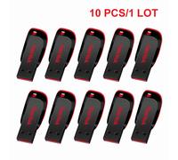 10PCS/1 Lot SanDisk USB2.0 Flash Drive 16GB 32GB 64GB 128GB U Disk Cruzer Blade Pendrive Memory Stick For computer/Laptop