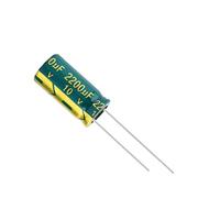 10pcs 10 * 17 10V 2200UF Aluminum Electrolytic Capacitor Size 10X20mm 2200UF 10v 20% Electronic devices