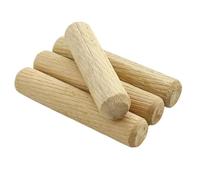 10PCS 10/20/50/100pcs M6 M8 M10 M12 Wooden Dowel Cabinet Drawer Round Fluted Wood Craft Dowel Pins Rods Set Furniture Fitting(M10x70)