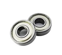 10pcs 10 * 26 * 8mm For With 6000RS 6000Z 2Z Inner Diameter 10mm Chrome Steel Motorcycle Deep Groove Ball Bearing Universal(6000 ZZ Premium)