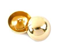 10Pcs 10-28mm Metal Decorative Buttons Round Flat Mushroom for Coat Jacket Dress,A Light Gold,18mm