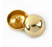 10Pcs 10-28mm Shank Buttons Flat Head Decor Button Round Clasps for Coat Jacket Dress DIY Sewing Buckle Accessories-E2-1-LightGold-28mm