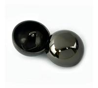 10Pcs 10-28mm Shank Buttons Flat Head Decor Button Round Clasps for Coat Jacket Dress DIY Sewing Buckle Accessories-E2-1-GunBlack-23.0mm