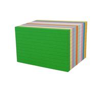 10Pcs 10 Color Lined Notepads Sticky Notes Set Bright Colors Tear Resistant Backing Ideal for Whiteboards Notebooks Wall Lined Stick Note