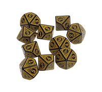 10Pcs 10 Sided Polyhedral Acrylic Table Game Dice D10 Dice For Math Dice Games Acrylic Dices Kit For Party Multifaceted Dice D10 Dice Set Board Game Dice Set