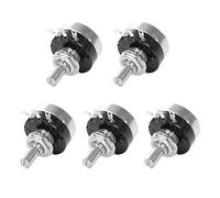 10Pcs 100-1M Ohm Potentiometers RV24YN 20S B502 Screw Thread Single Turn Rotating Type Carbon Film Resistors,13 Resistance Values Electromechanical components (Size : 1M Ohm)