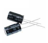 10Pcs 1000 uF 16V 8 * 16 8 * 12mm DIP aluminum Electrolytic capacitor 1000uF 16V 16V 1000uF 16 V 1000 uF(16V1000UF 8X12)