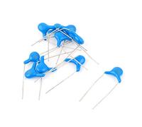 10pcs 1000pF 400V 9mm Pitch Disc Ceramic Capacitors Chip Blue 6mmx4mm(10 stücke 1000pF 400-V 9mm Pitch Disc Keramikkondensatoren Chip Blau 6mm x 4mm Electronic Accessories